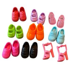 Mattel Barbie Doll Shoes Lot for Skipper Stacie Chelsea 9 Pairs‎ Boots Sneakers